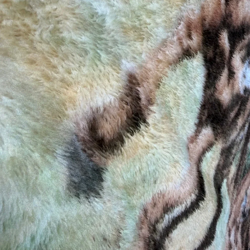 Northwest Co Spring Run Horse Mountain Plush Throw Blanket Signed Western Cabin